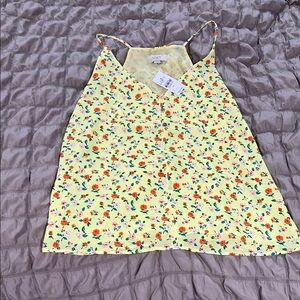 Loft Yellow Floral Women's Top